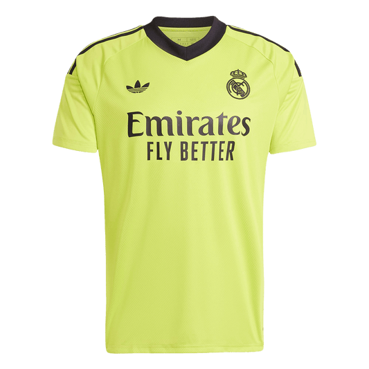 Real Madrid Third Away Goalkeeper Soccer Jersey 2024/25 Yellow