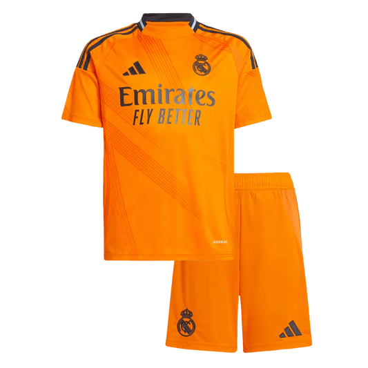 Real Madrid Away Kids Soccer Jerseys Kit 2024/25