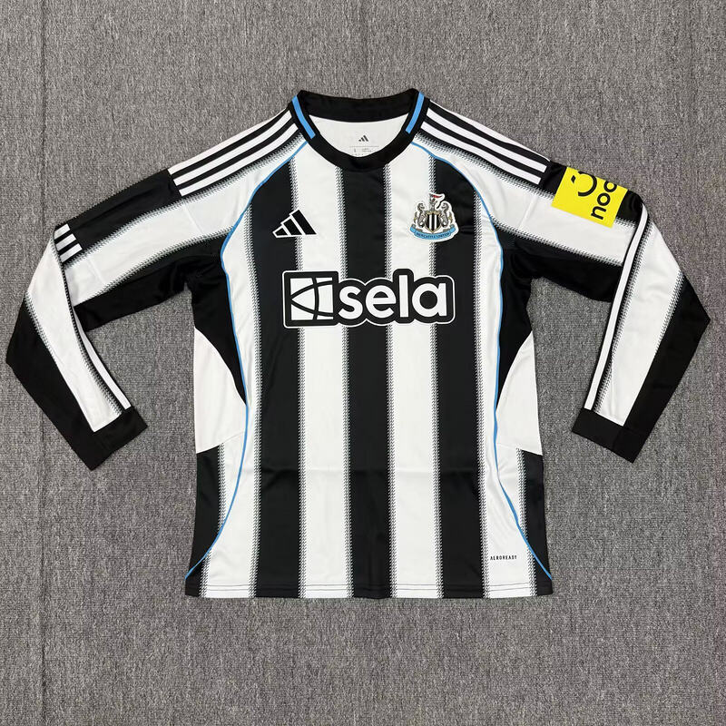 25/26 Newcastle United Home Long Sleeve Fan Jersey