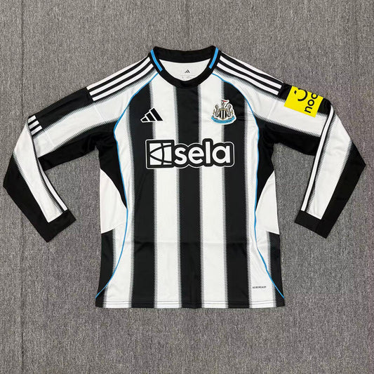 25/26 Newcastle United Home Long Sleeve Fan Jersey