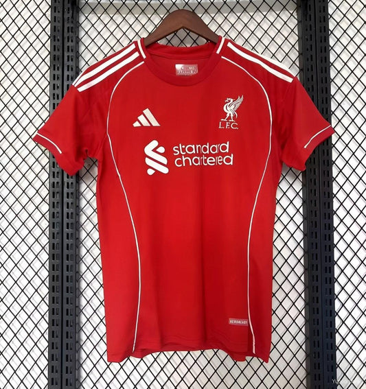 25/26 Liverpool Home Soccer Fan Jersey