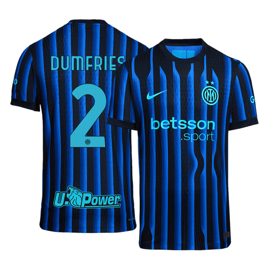 DUMFRIES #2 Inter Milan Home Premium Soccer Jersey 2025/26