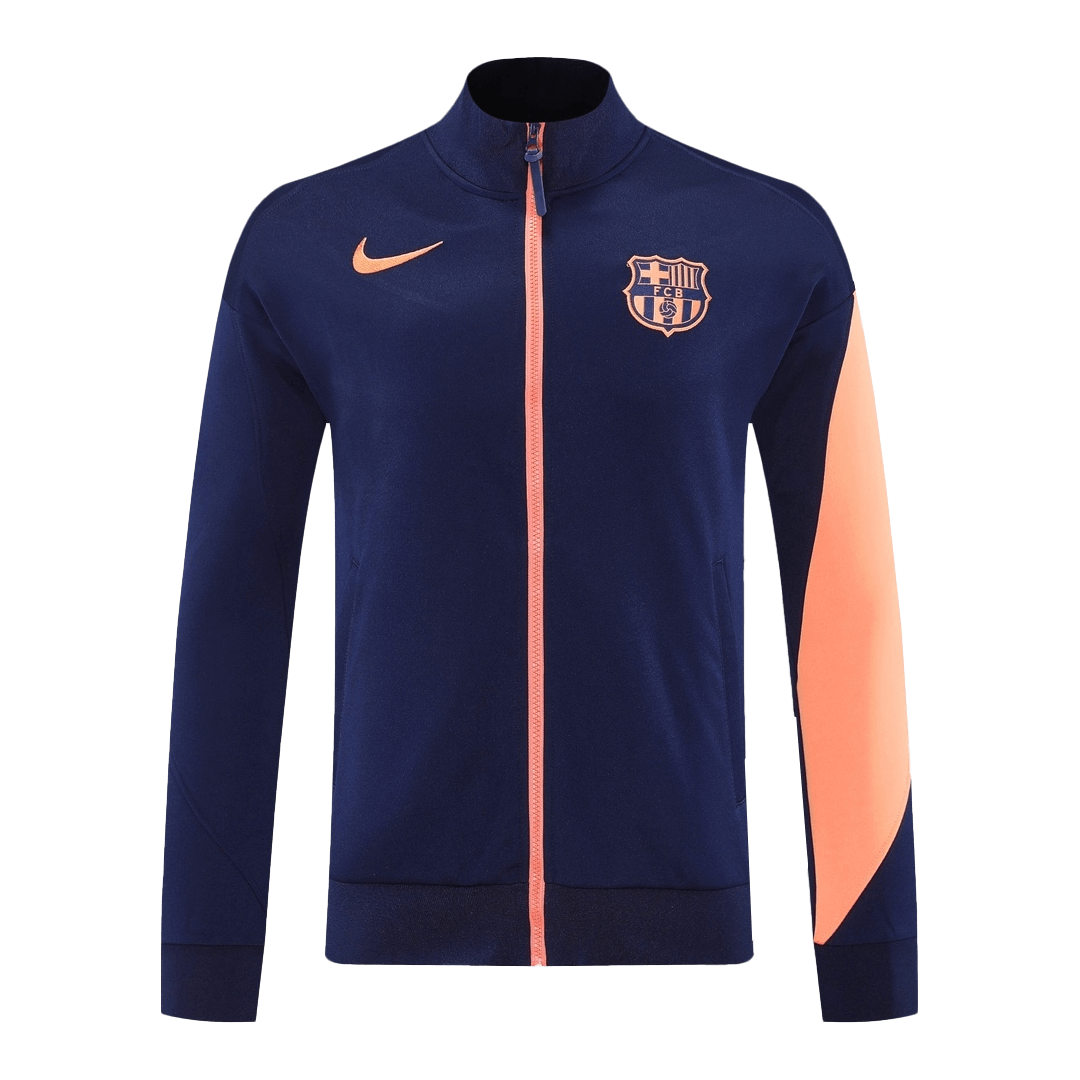 Barcelona Track Jacket 2025/26 Navy-Orange