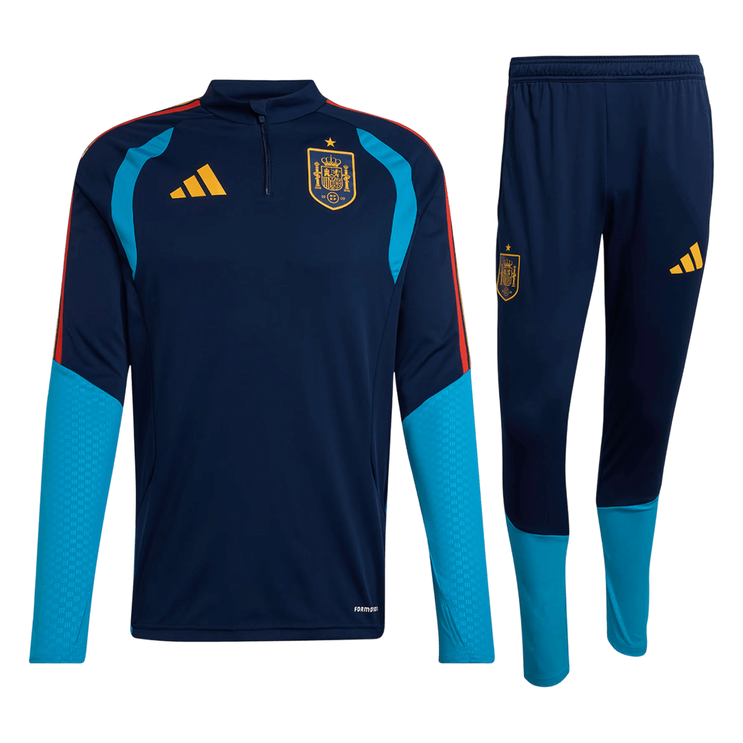 Spain 1/4 Zip Tracksuit 2026 World Cup Navy