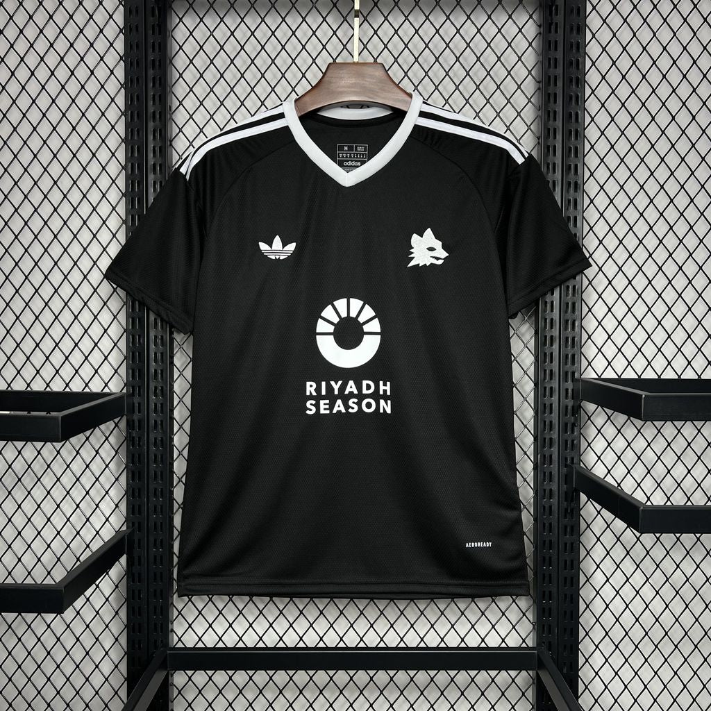 24/25 AS Roma Black Training Fan Jersey