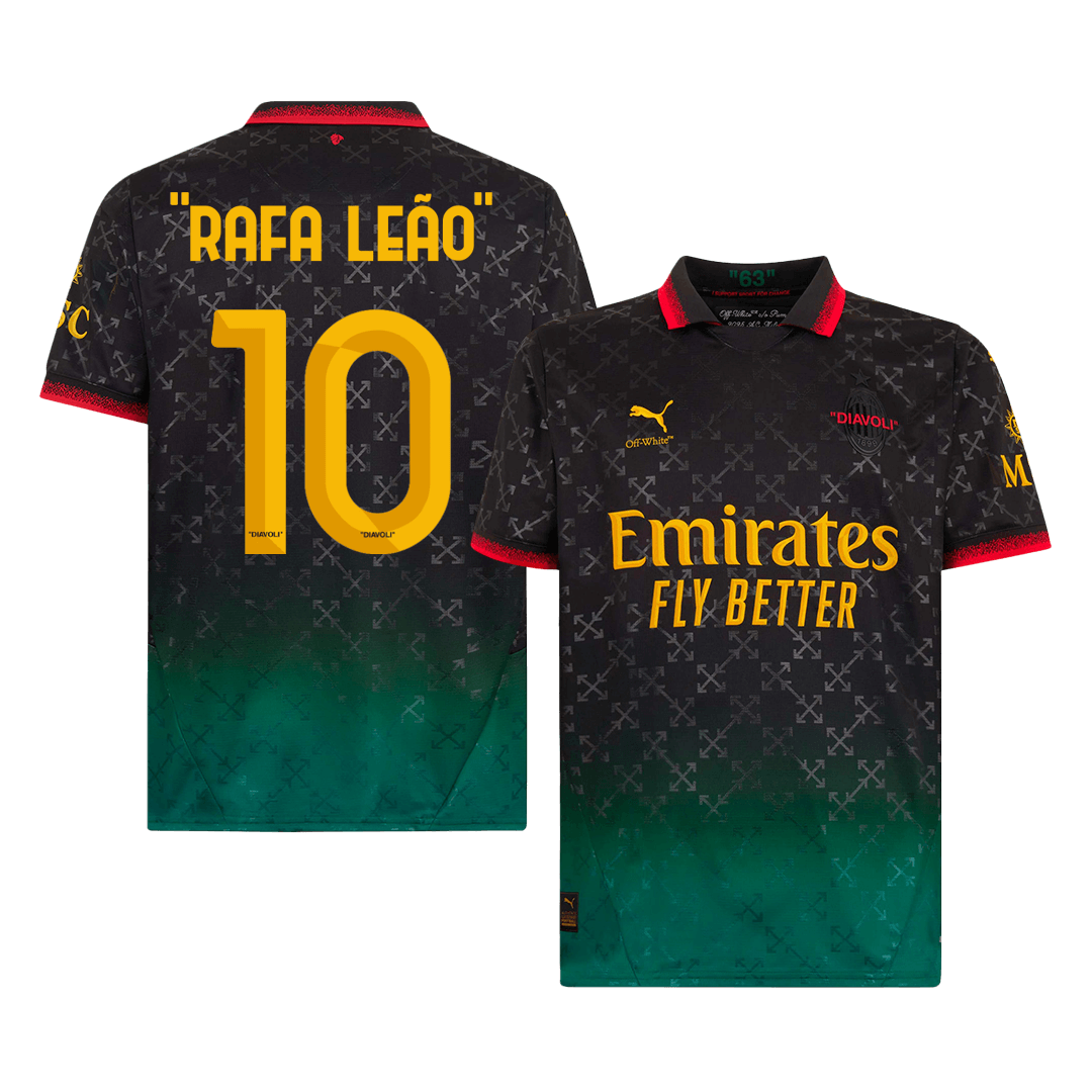 RAFA LEAO- #10 AC Milan Fourth Away Soccer Jersey 2024