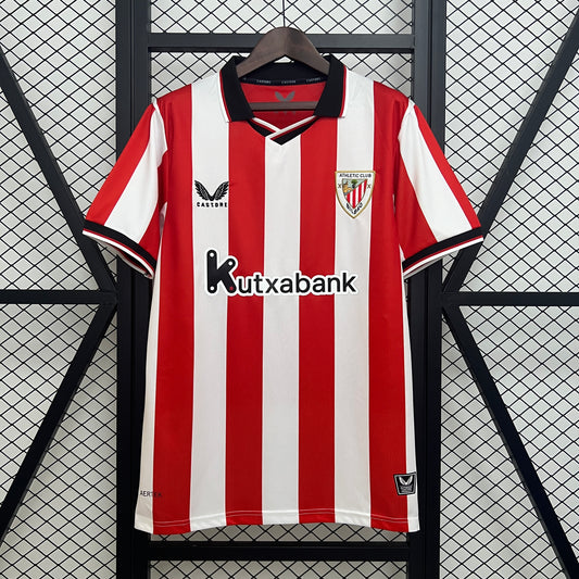 25/26 Athletic Bilbao Home soccer Fan Jersey