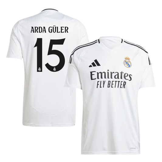 ARDA GULER #15 Real Madrid Home Soccer Jersey 2024/25