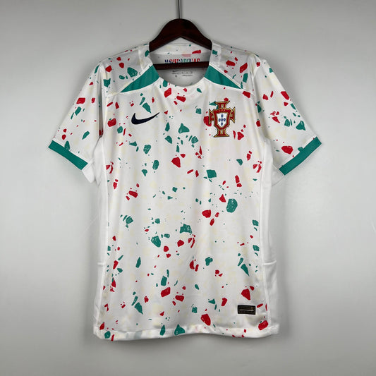 2023 Portugal White Soccer Fan Jersey