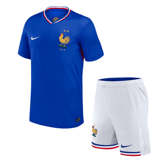 France Home Kids Soccer Jerseys Kit EURO 2024