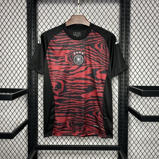 2024 Germany Euro Pre-Match Black Training Uniform Fan Jersey