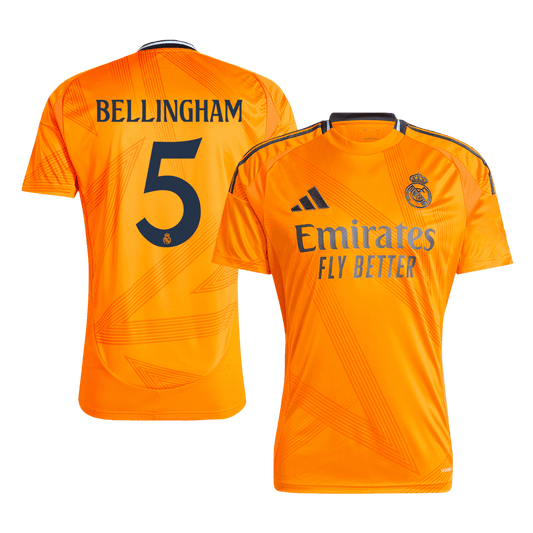 BELLINGHAM #5 Real Madrid Away Soccer Jersey 2024/25