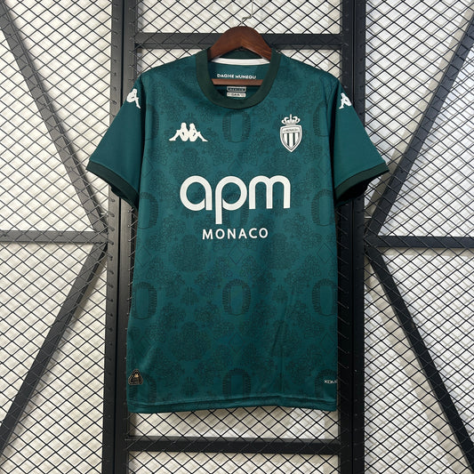 25/26 Monaco Hird Away Game Soccer Fan Jersey