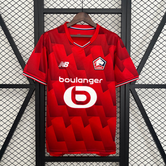 25/26 Lille Home red soccer Fan Jersey
