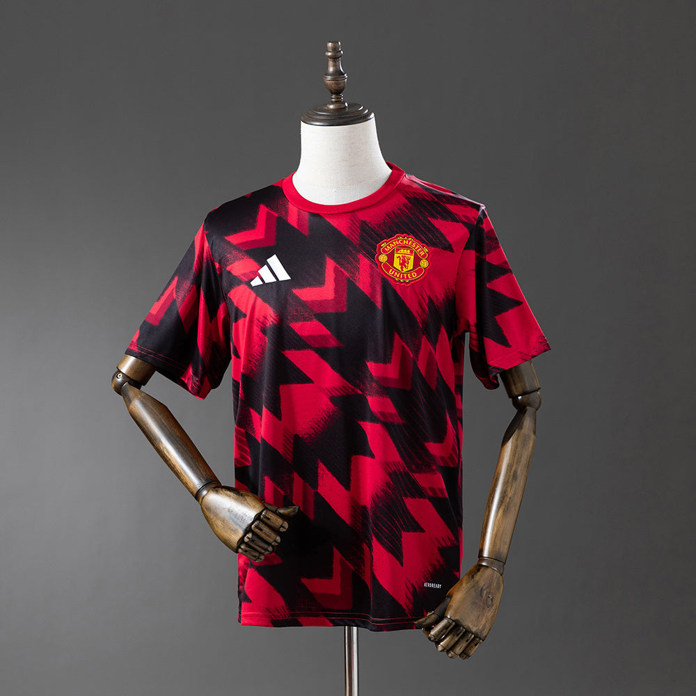 25/26 Manchester United Pre-Match Soccer Fan Jersey