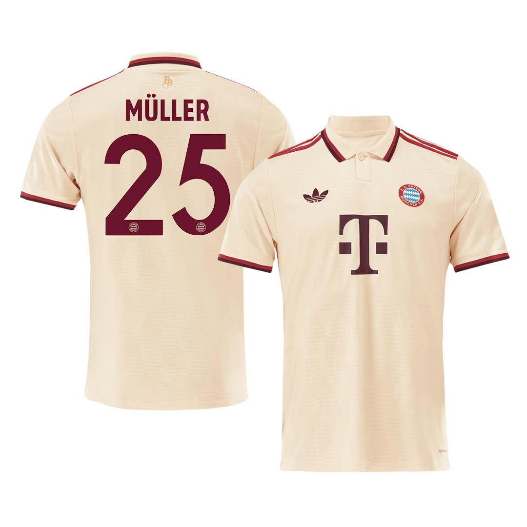 MULLER #25 Bayern Munich Third Away Soccer Jersey 2024 UCL
