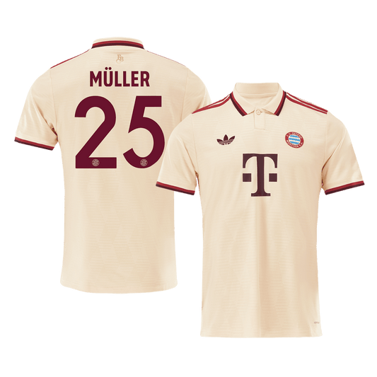 MULLER #25 Bayern Munich Third Away Soccer Jersey 2024 UCL