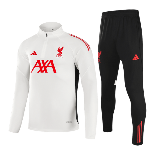 Liverpool 1/4 Zip Tracksuit 2025/26 White