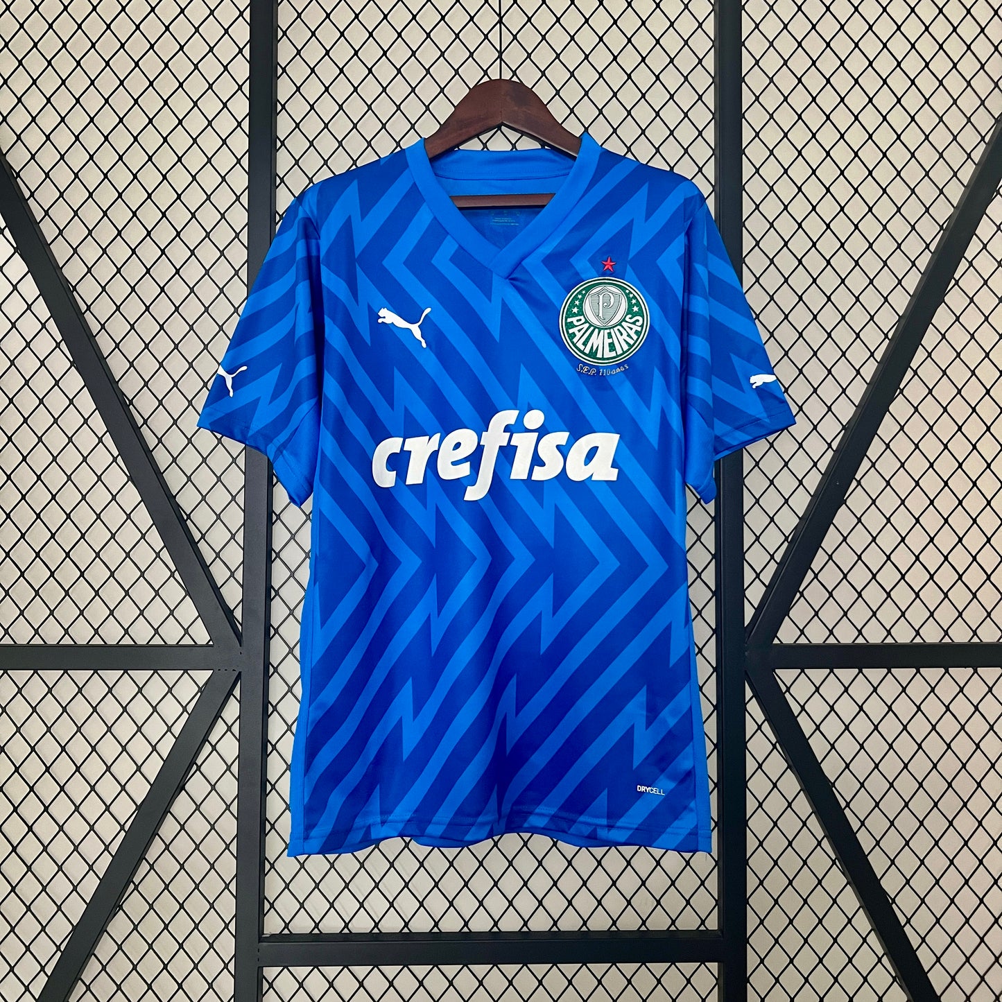 24/25 Palmeiras Goalkeeper Blue Soccer Fan Jersey