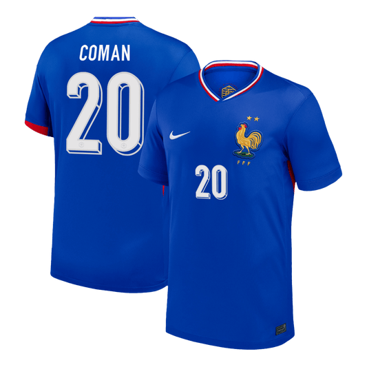 COMAN #20 France Home Soccer Jersey 2024