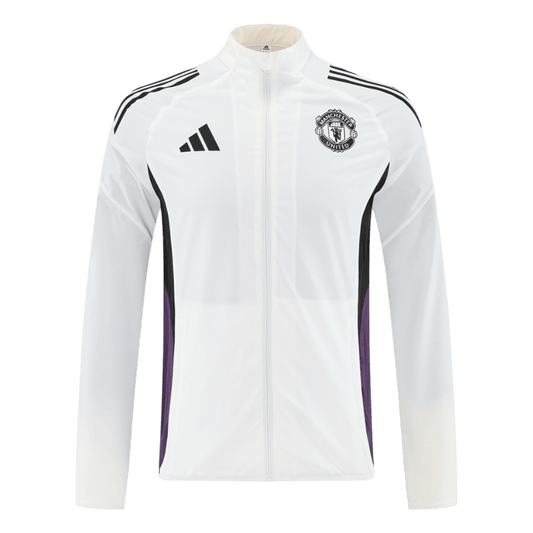 Manchester United Windbreaker Jacket 2025/26 White