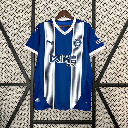 24/25 Alaves Home Soccer Fan Jersey