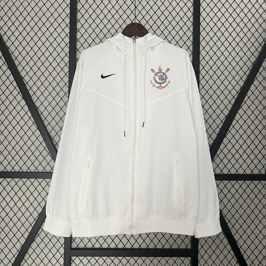 24/25 Corinthians White Windbreaker