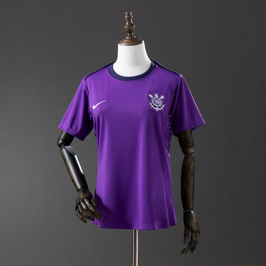25/26 Corinthians Purple Training Women Soccer Fan Jersey