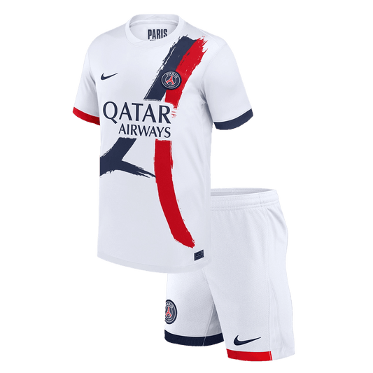 PSG Away Kids Soccer Jerseys Kit 2024