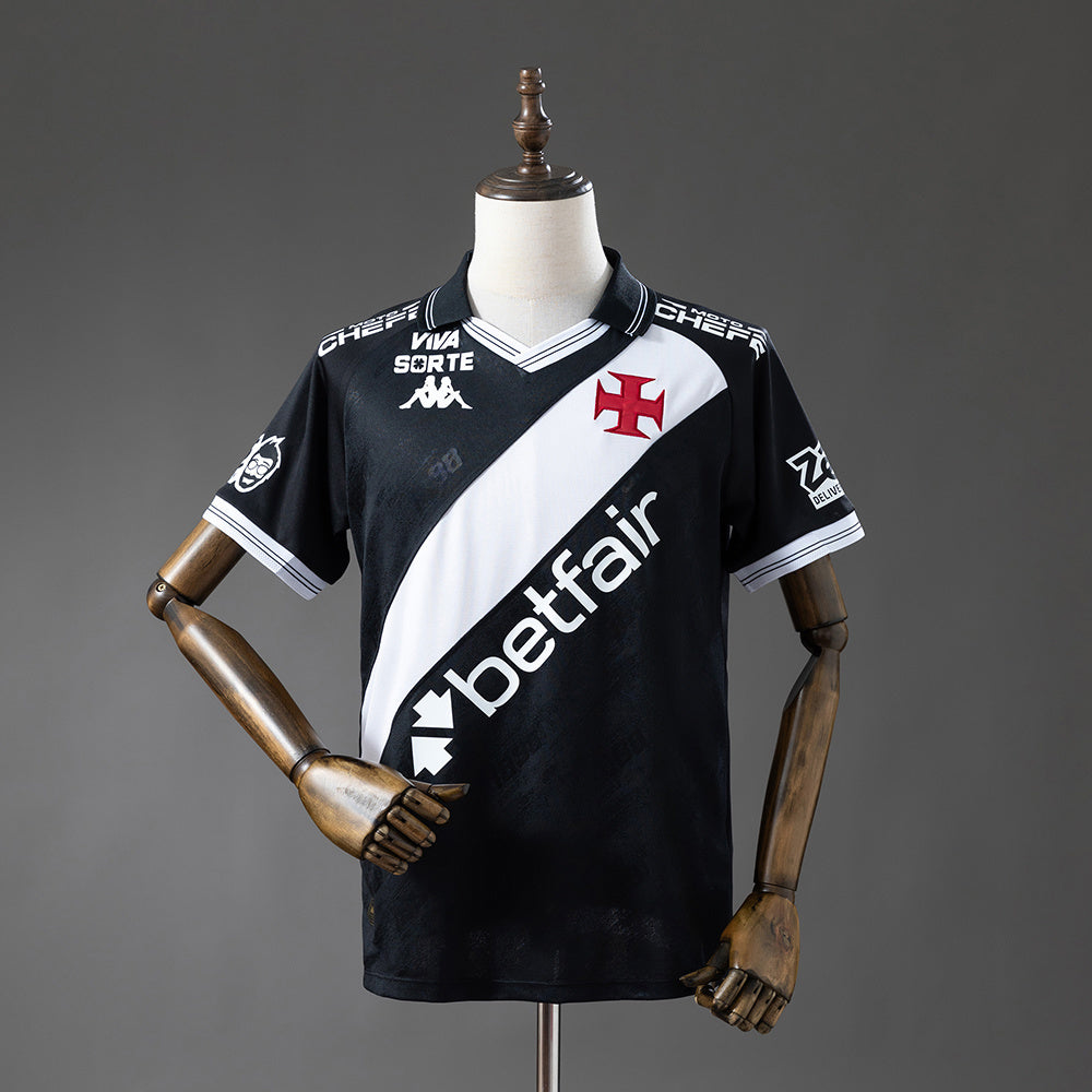 25/26 Vasco da Gama Home All Sponsor Soccer Fan Jersey