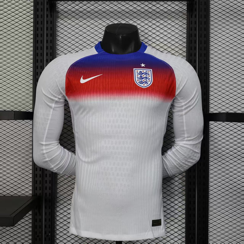 2025 England Home Long Sleeve Stadium Jersey