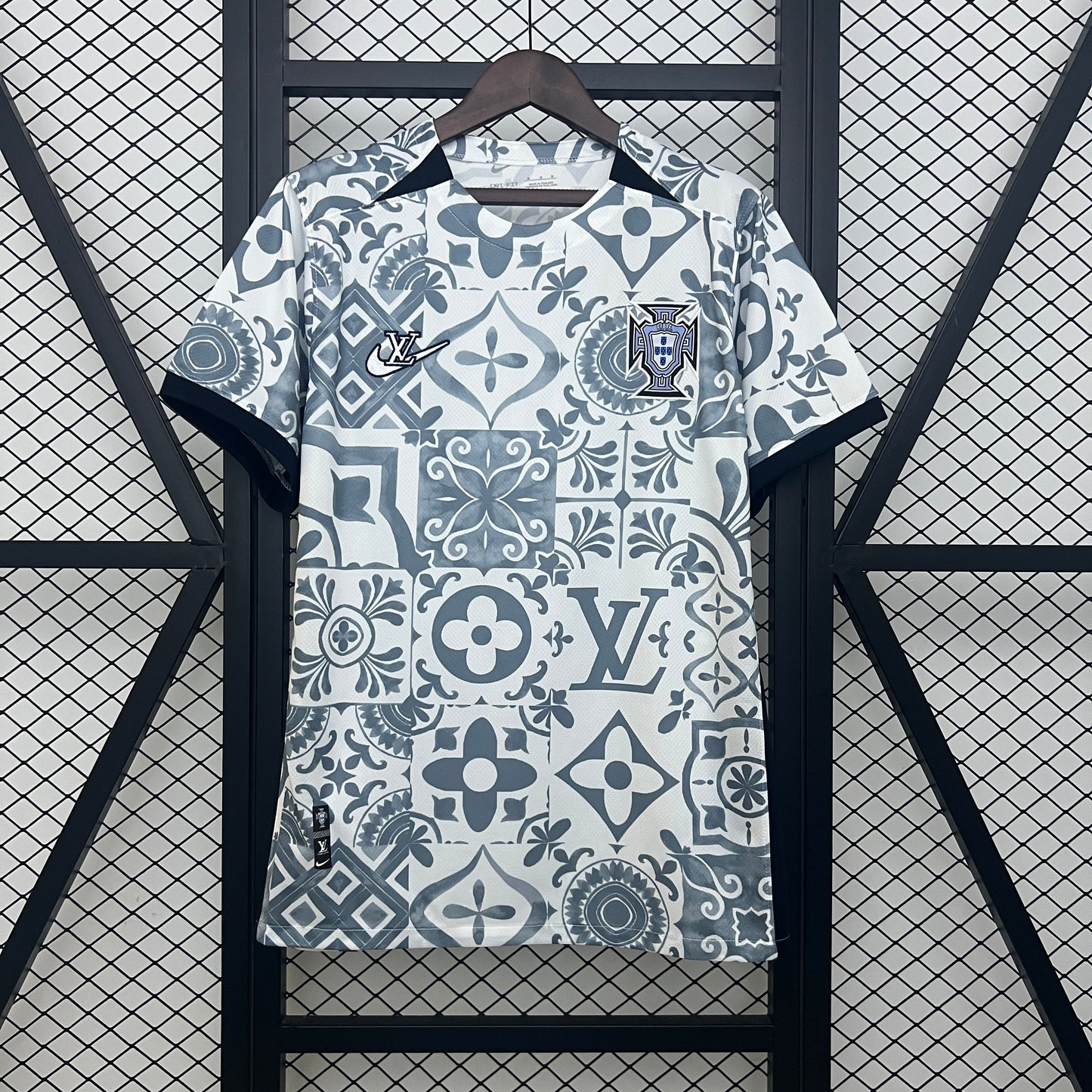 2025 Portugal Special Edition Grey Soccer Fan Jersey