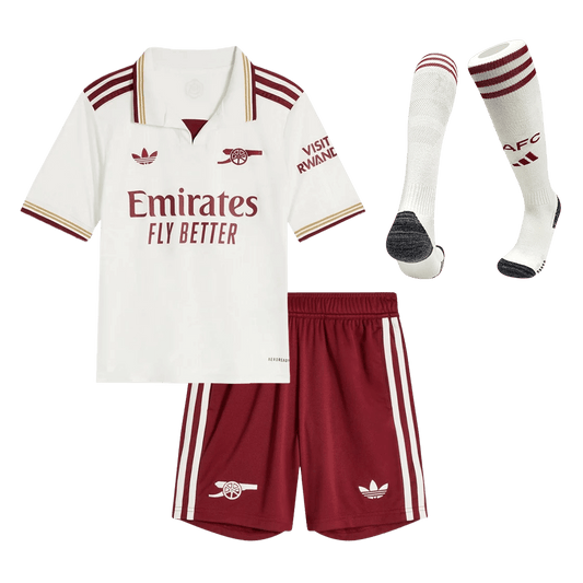 Arsenal Third Away Kids Soccer Jerseys Full Kit 2025/26