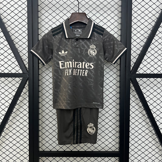 24/25 Real Madrid third away game Kids Fan Jersey