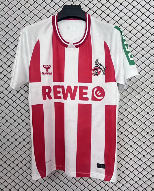 25/26 FC Koln home Soccer Fan Jersey