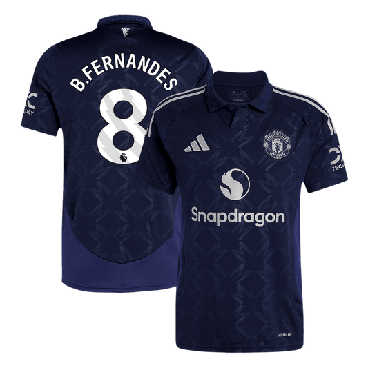 B.FERNANDES #8 Manchester United Away Soccer Jersey 2024/25