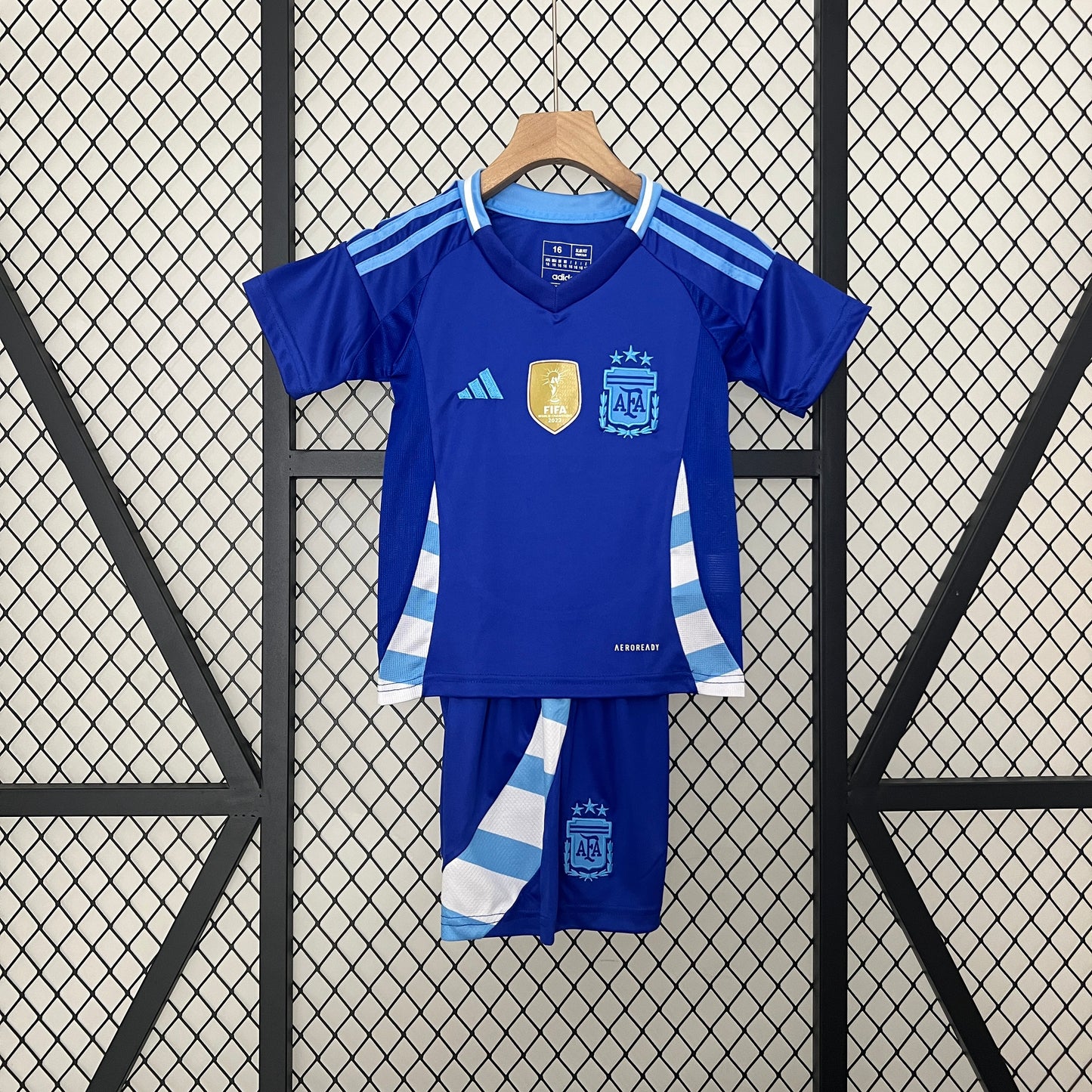 2024 Argentina Away Kids Fan Jersey