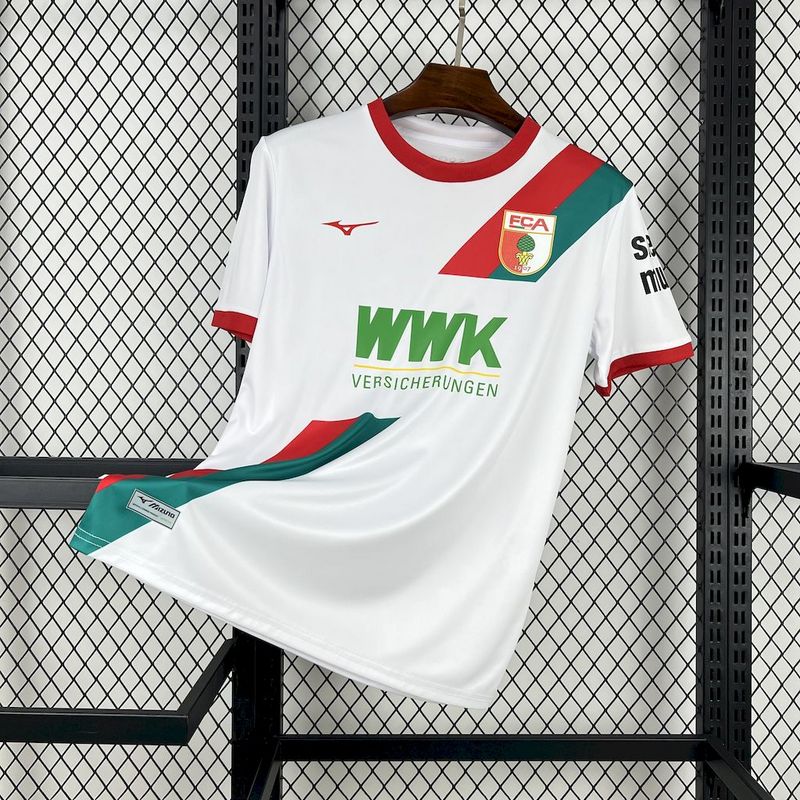 25/26 FC Augsburg Home Soccer Fan Jersey