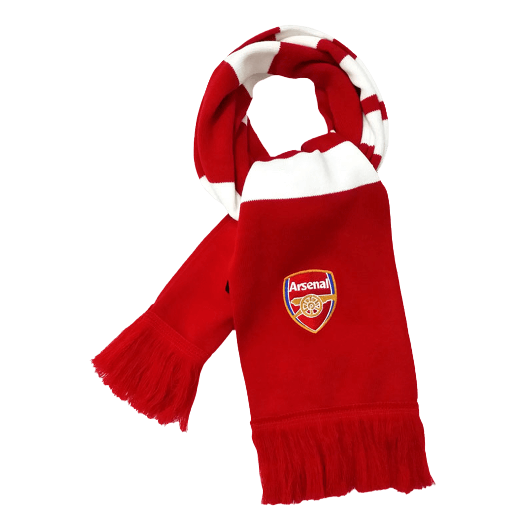 Arsenal Soccer knitting Scarf Red-White