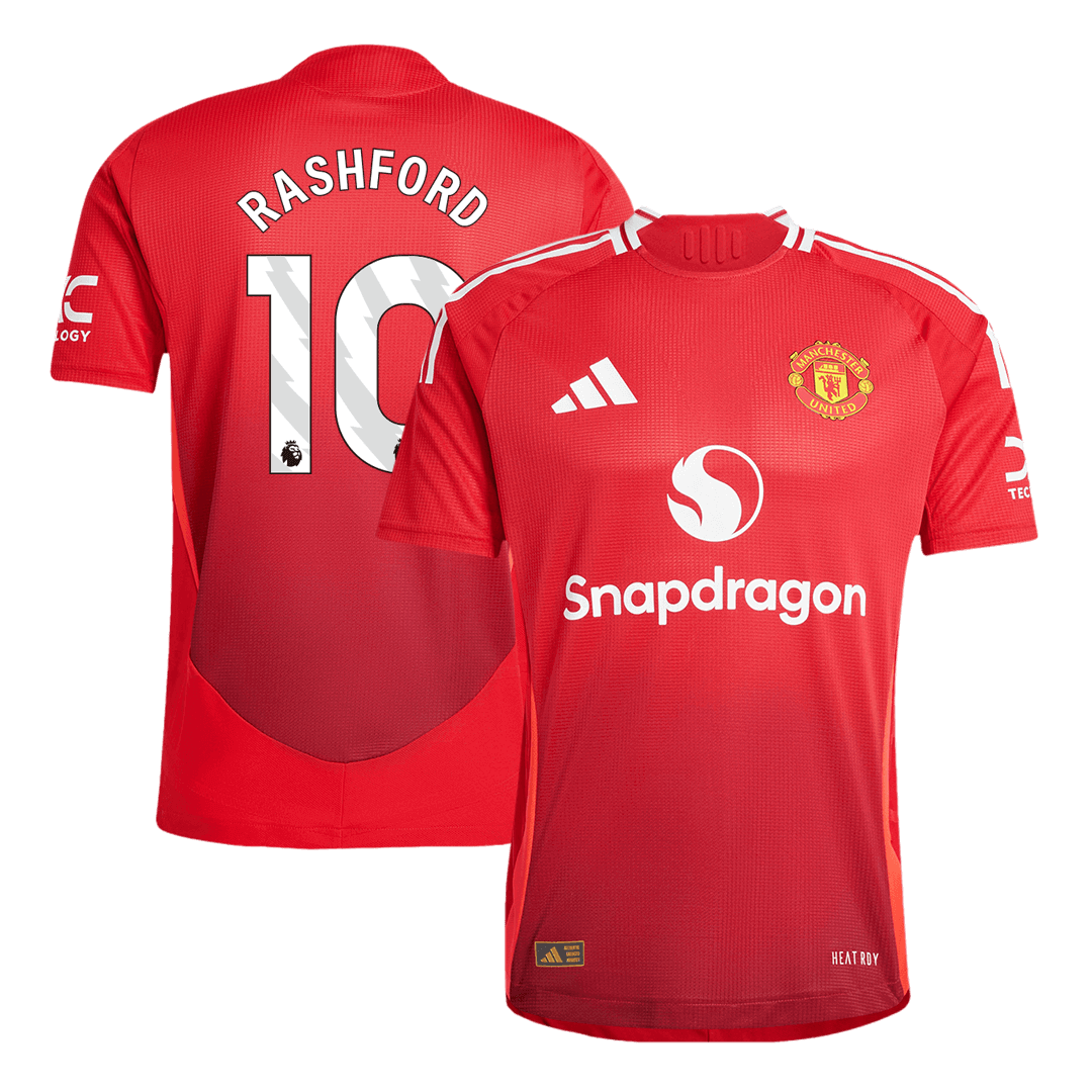 RASHFORD #10 Manchester United Home Premium Soccer Jersey 2024/25