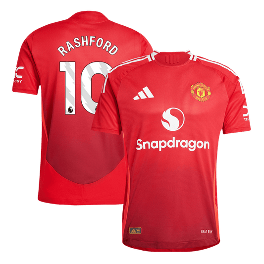 RASHFORD #10 Manchester United Home Premium Soccer Jersey 2024/25