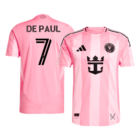 DE PAUL #7 Inter Miami CF Home Premium Soccer Jersey 2025