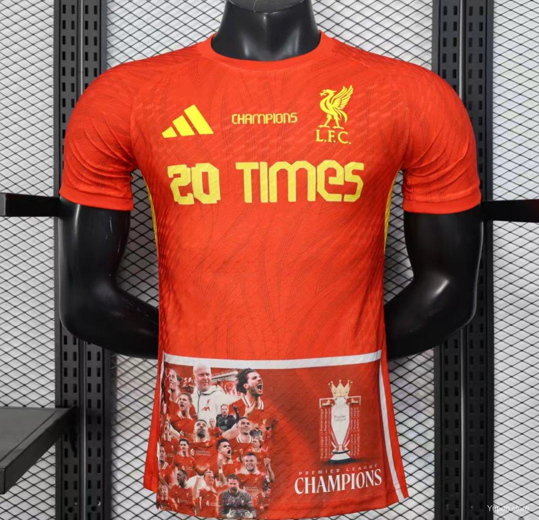 25/26 Liverpool 20times Champions Stadium Jersey