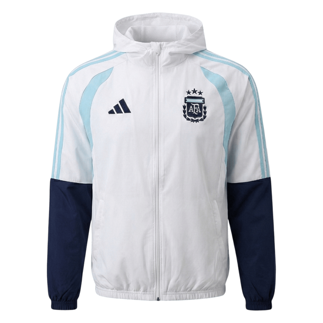 Argentina Hoodie Jacket 2026 World Cup White