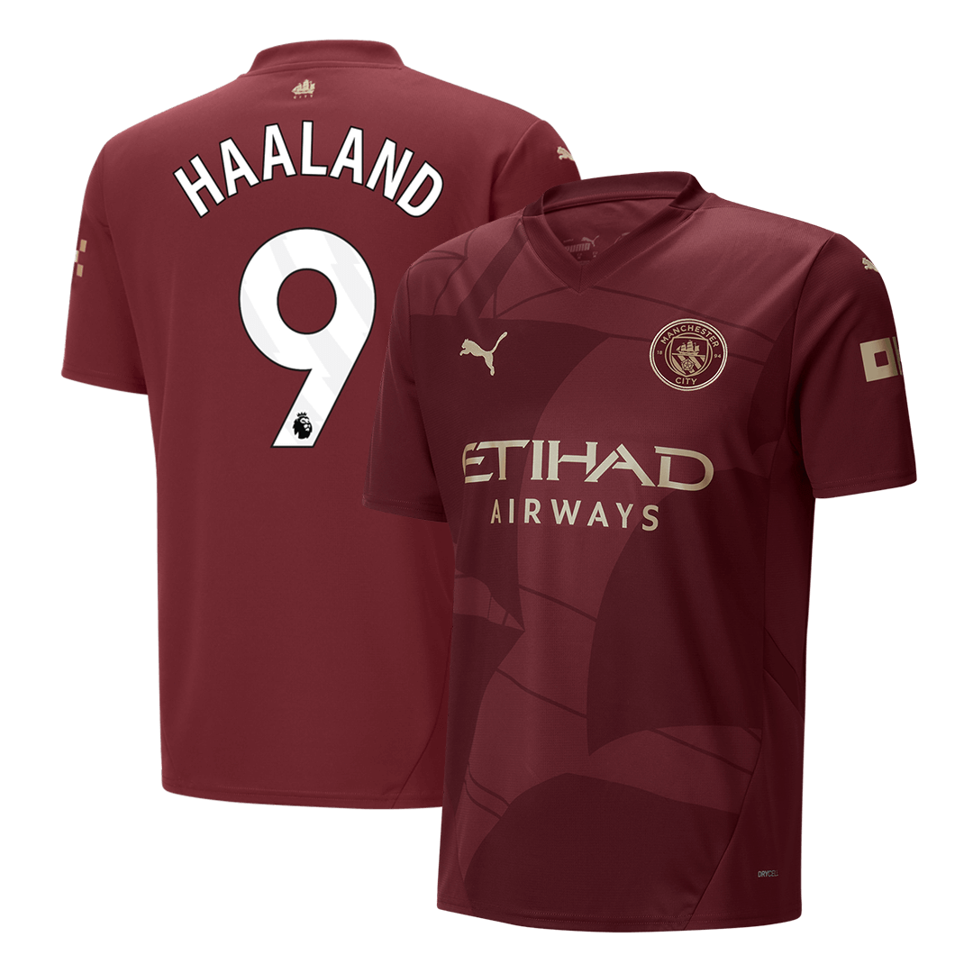 HAALAND #9 Manchester City Third Away Soccer Jersey 2024