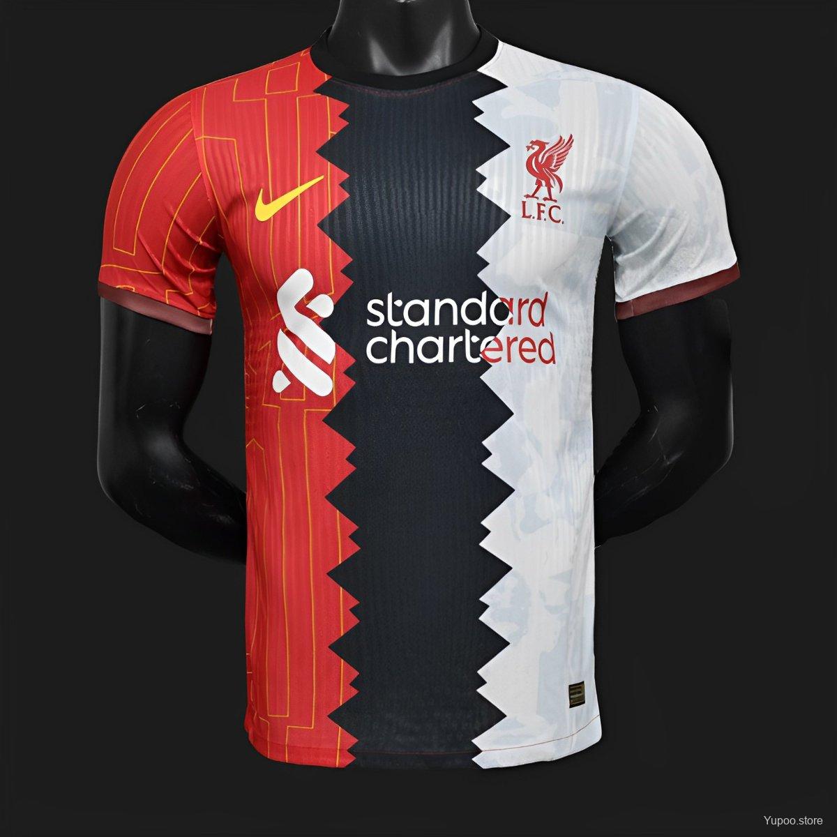 24/25 Liverpool Special Red And White Edition Stadium Jersey