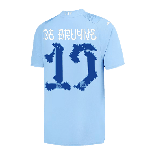DE BRUYNE #17 Manchester City Home Soccer Jersey 2023/24