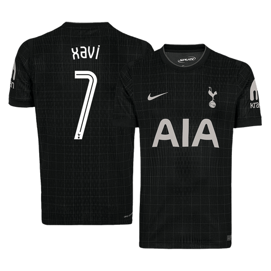 XAVI #7 Tottenham Hotspur Away Soccer Jersey 2025/26 /UCL