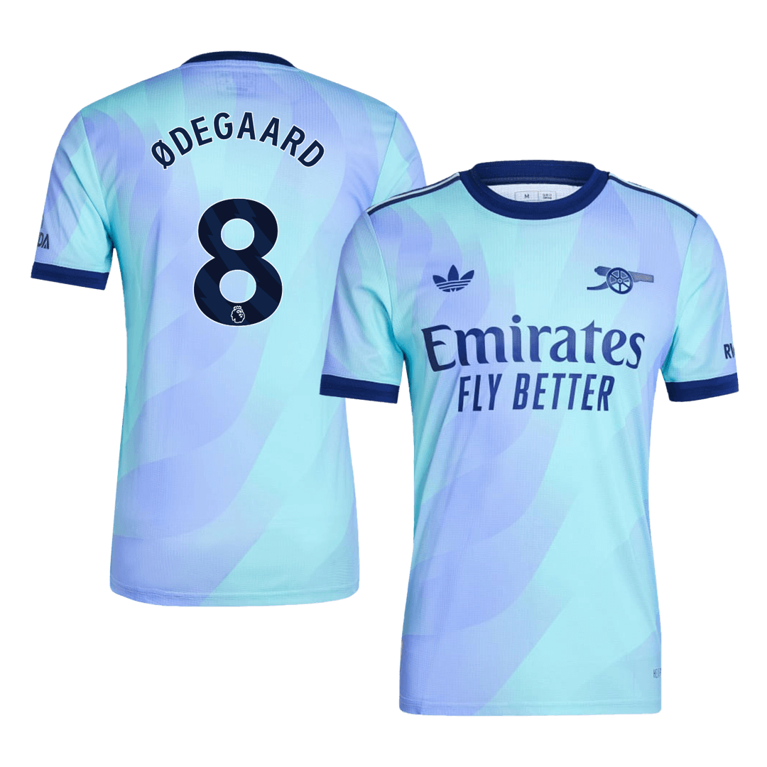 ØDEGAARD #8 Arsenal Third Away Premium Soccer Jersey 2024