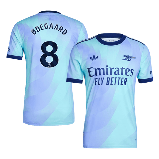 ØDEGAARD #8 Arsenal Third Away Premium Soccer Jersey 2024